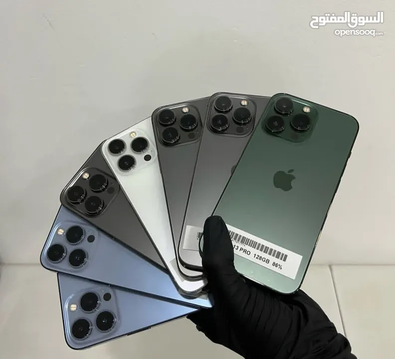 ايفون 13 برو  ذاكره 256 جى بى بحاله الوكاله متوفر فى الفرعين ومتاح توصيل لجميع مناطق السلطنه