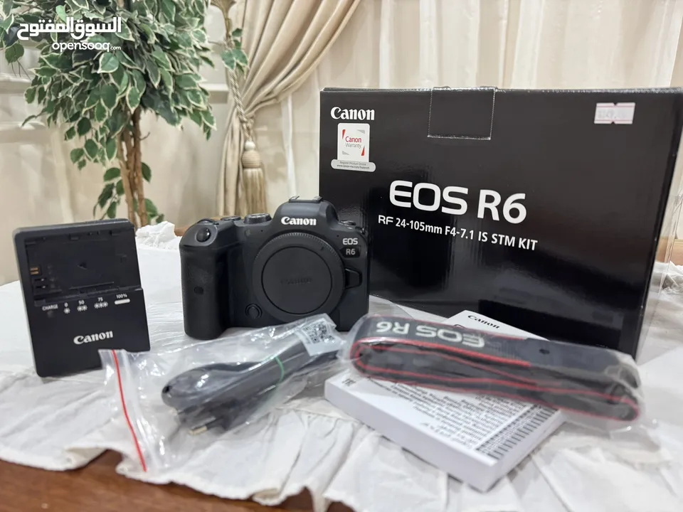 للبيع كانون r6 وعدسة مايكرو كانون 100mm