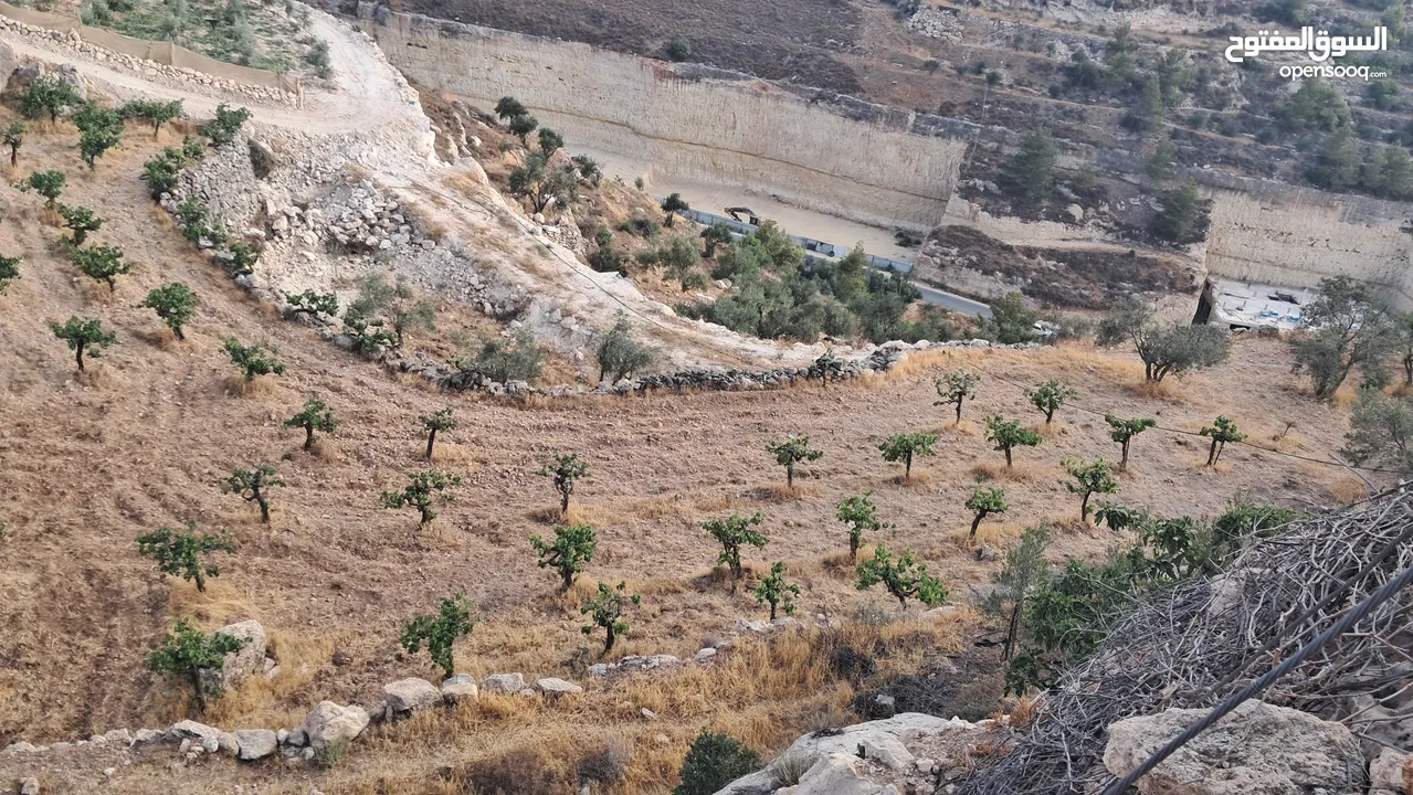 أرض في بيت كاحل مطلة على شارع واد القف