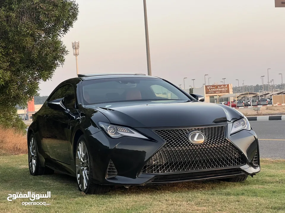 لكزس RC350 موديل 2019 وارد امريكا فل اوبشن دفع خلفى سنجل