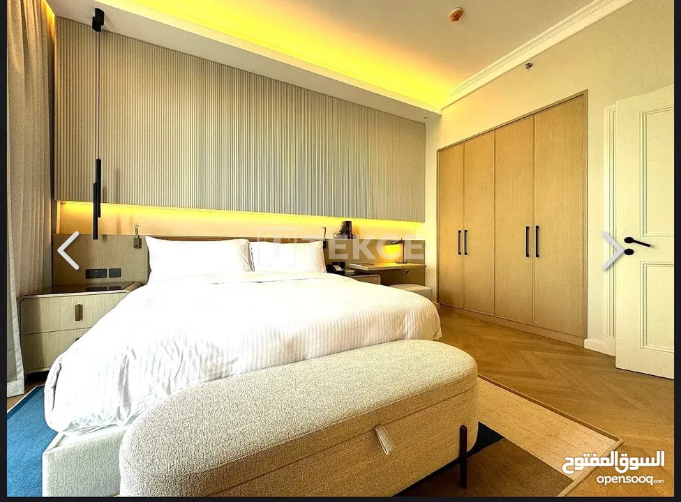 للبيع في دبي شقة غرفه وصالة جديدة جاهزة بالفرش بالتقسيط 3 سنوات