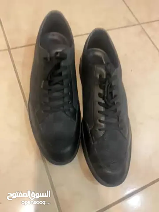 Exclusive black Louis Vuitton shoes