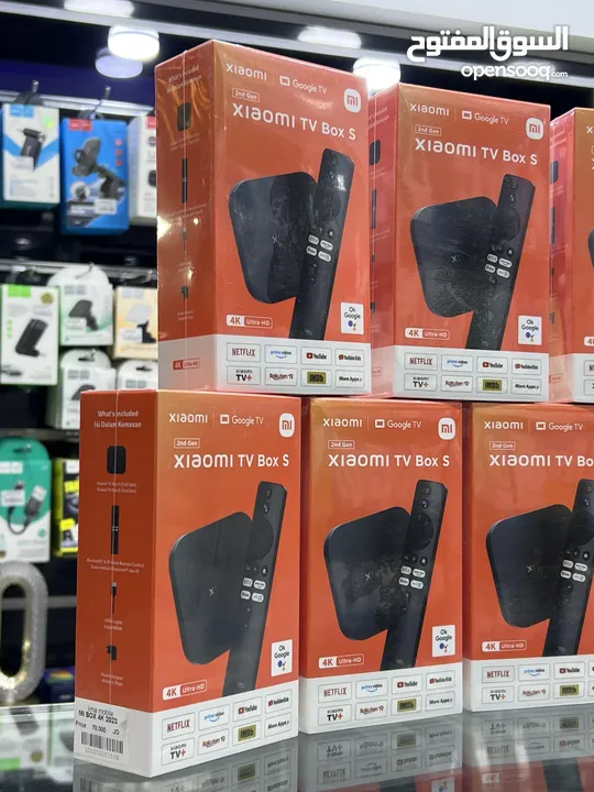 Mi Box s 4K gen 2 شاومي بوكس  الجيل الثاني (2024) جديد مسكر  متوفر لدينا ليما موبايل كمية محدودة