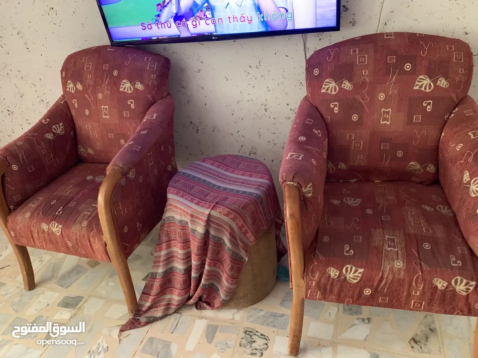 طقم كنب بحاله جيدةةةً