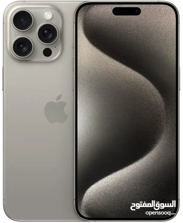 iPhone 15 Pro Max  512 GB Natural Titanium  Black Titanium
