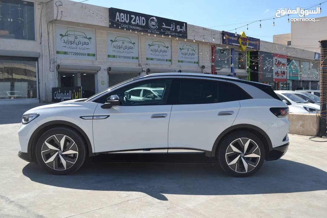 VOLKSWAGEN ID.4 CROZZ  PRO BIANO BLACK  2023 لون لؤلؤي فحص كامل