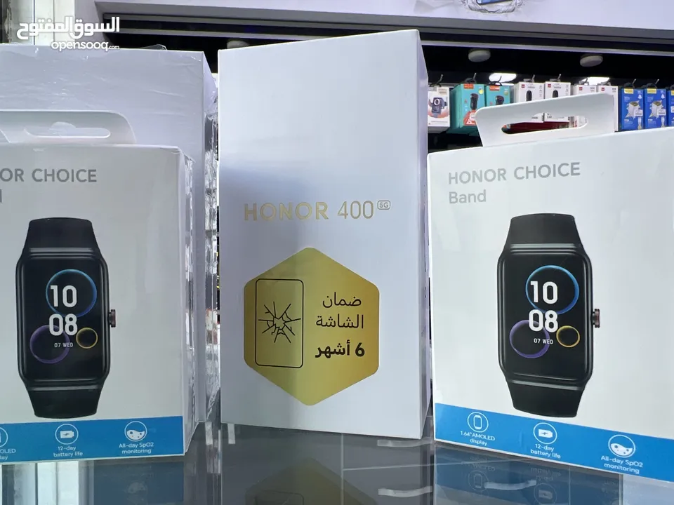 Honor 400 (5g) 512 GB / 12 RAM هونر  400 الجديد كليا مع باند هونر مجانا و كفر اصلي كمية محدودة (^_^)