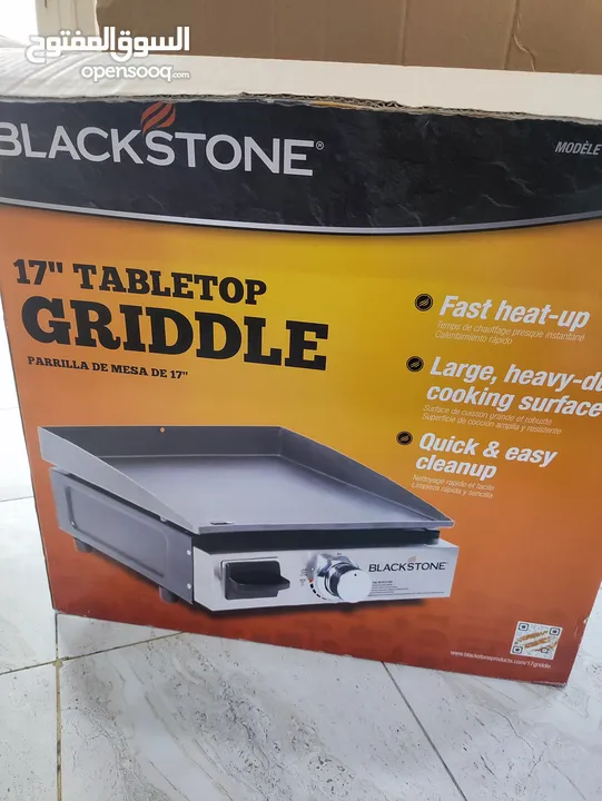 Blackstone griddle, gas stove