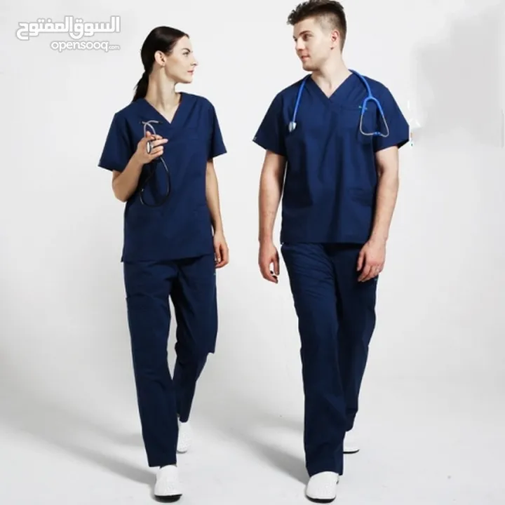 ملابس طبية سكرب زي طبي لطاقم التمريض والمختبرات والعيادات ولابكوت سكرب طبي  - Opensooq