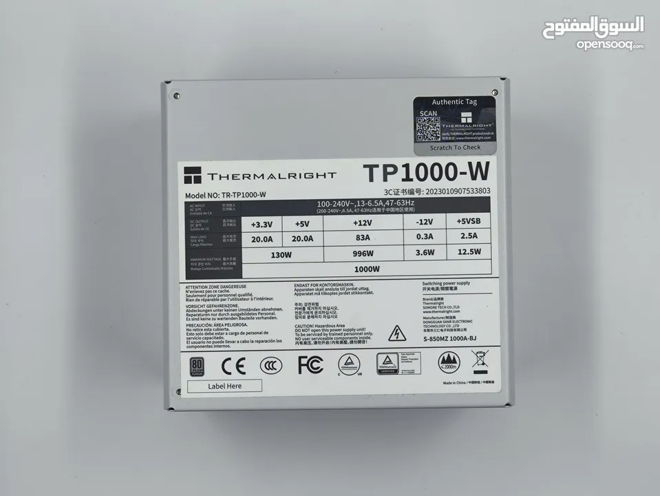عرض ناري – مزود طاقة 1000 واط من Thermalright بسعر لقطة, 80+ Platinum
