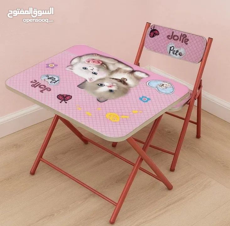 مكاتب اطفال الروضة متوفر بتصاميم رائعة للأولاد والبنات مقاس مناسب لعمر الروضة والابتدائي سهل النقل