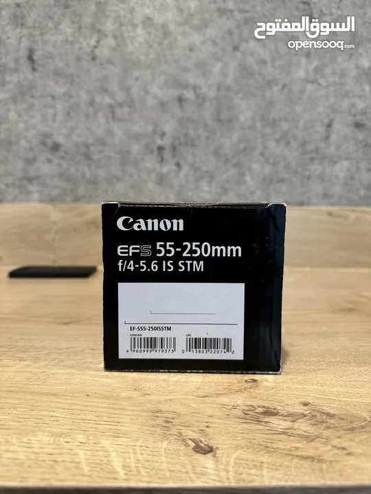 عدسة55-250 جديدة للبيع Canon