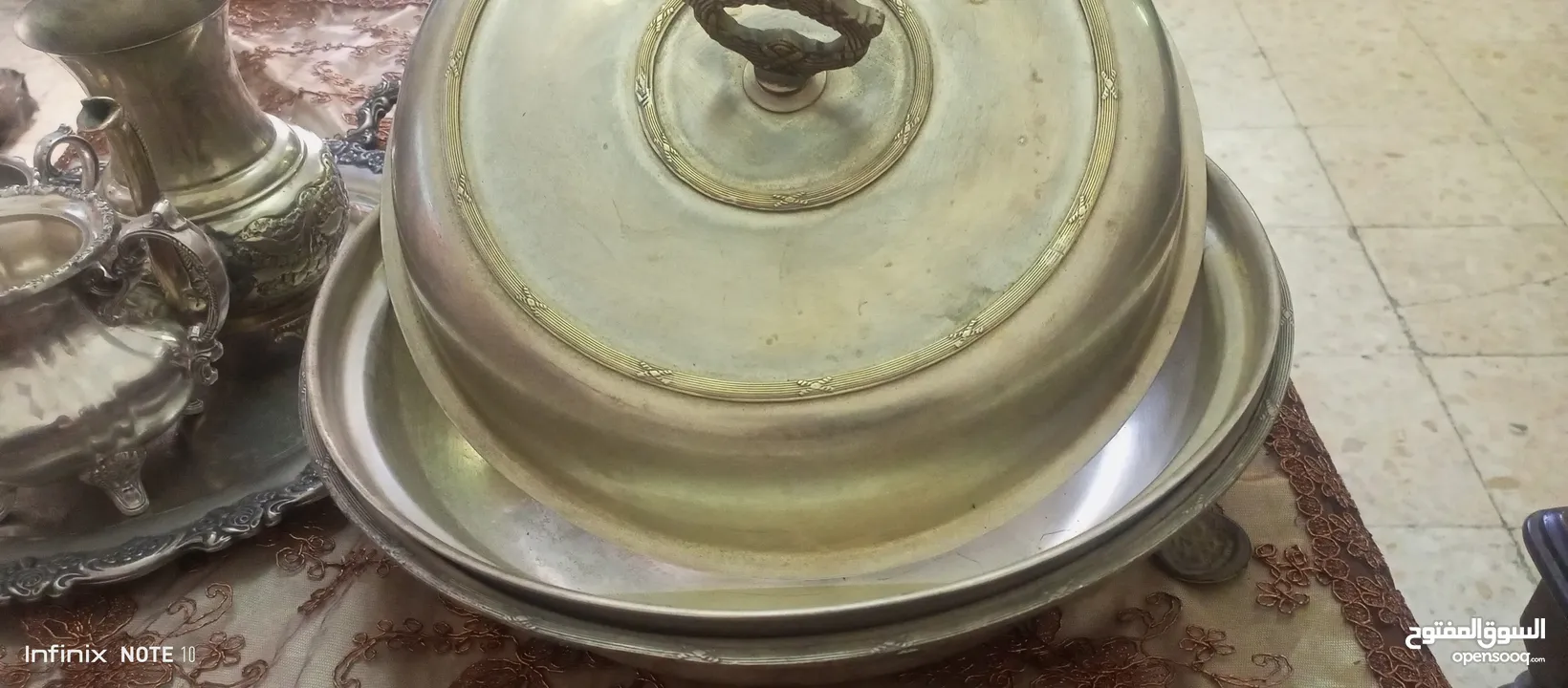 حافظة طعام حجم كبير نحاس وزن 4ك