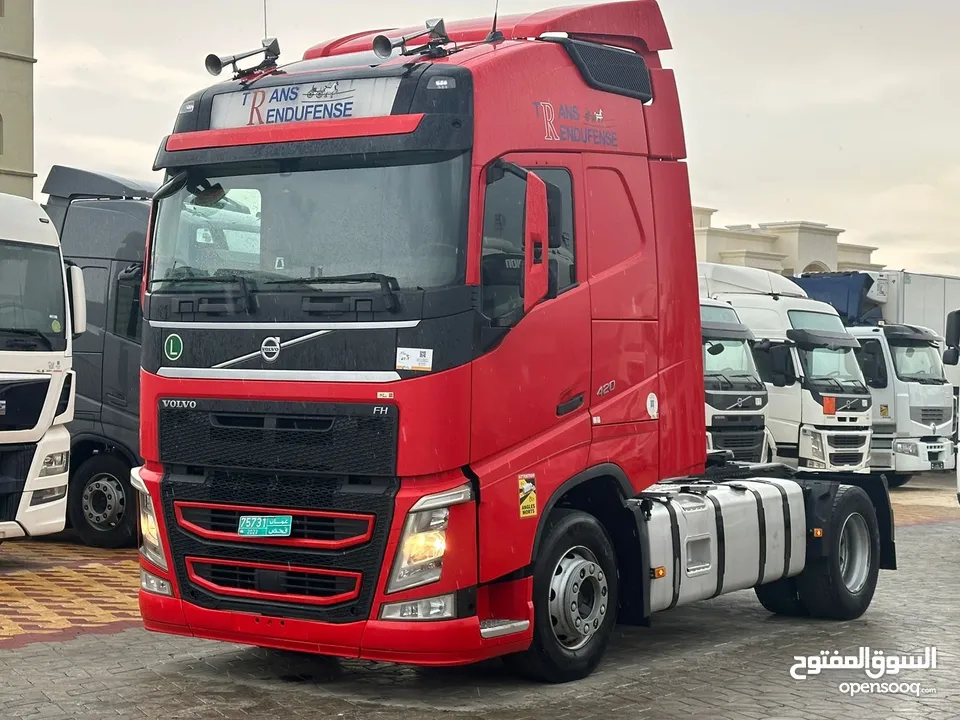 ‎ Volvo tractor unit automatic gear راس تريلة فولفو جير اتوماتيك 2015