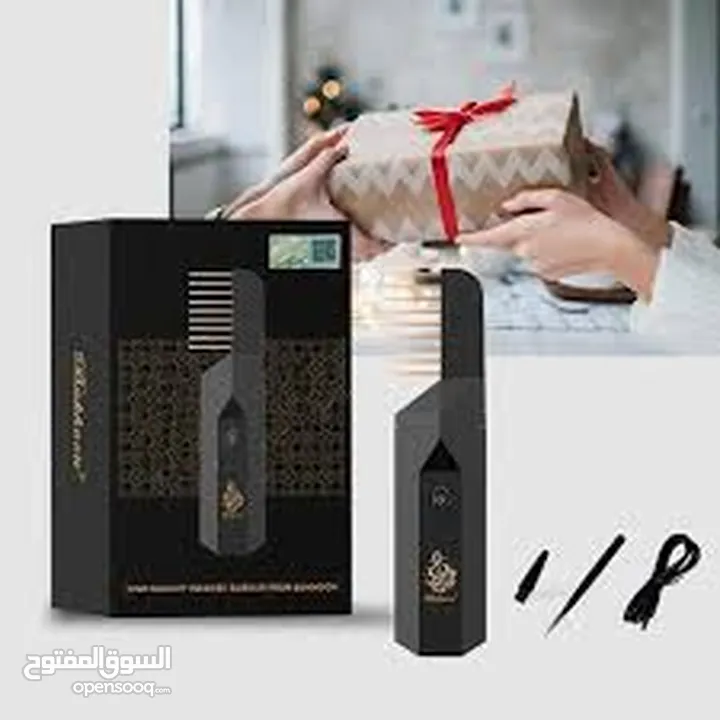 جهاز مبخره تعطير الشعر و الملابس او المنزل و السياره بعطر البخور