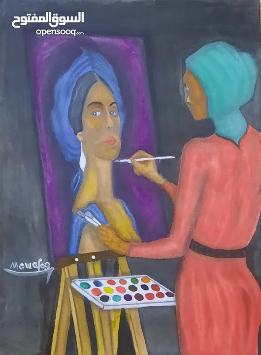 لوحات سريالية اصلية رسم يدوي