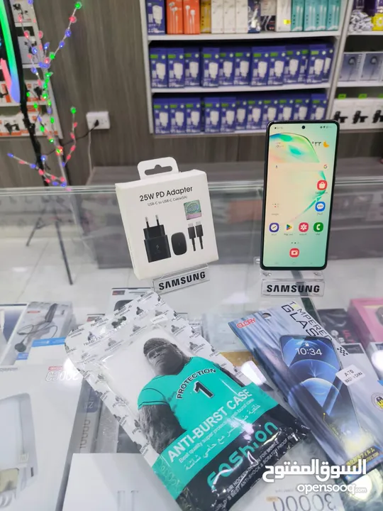 جهاز فحص NOTE 10 LITE بدون كرتونه معه بكج هدية جيجا 128 رام 16 متوفر توصيل