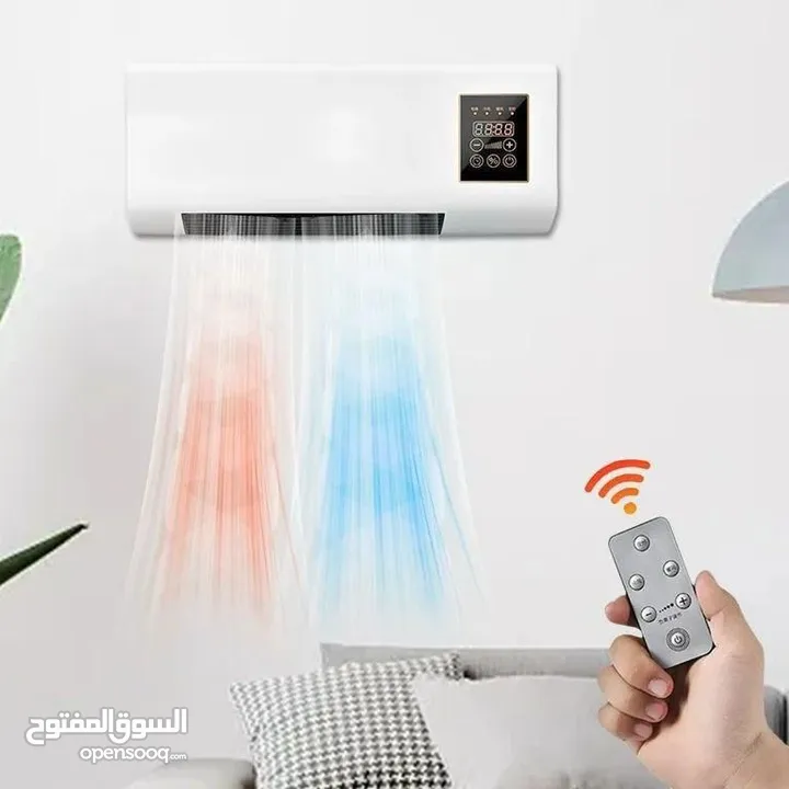 مكيف متنقل بتقدر تستخدمه بالشتاء والصيف  .بقوة 1800 واط ووزن 2.6 كيلو جرام