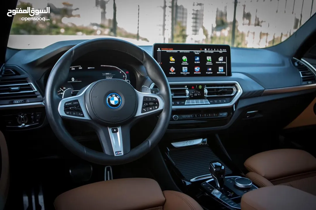 جيب BMW x3 M لون باطوني بنزين وكهرباء