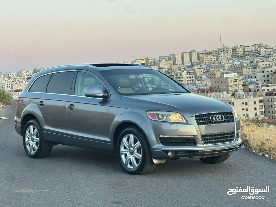 جيب اودي Q7 2007  كوارتر فل اوبشن كامل بانوراما اعلى صنف فحص كامل بحالة الوكالة