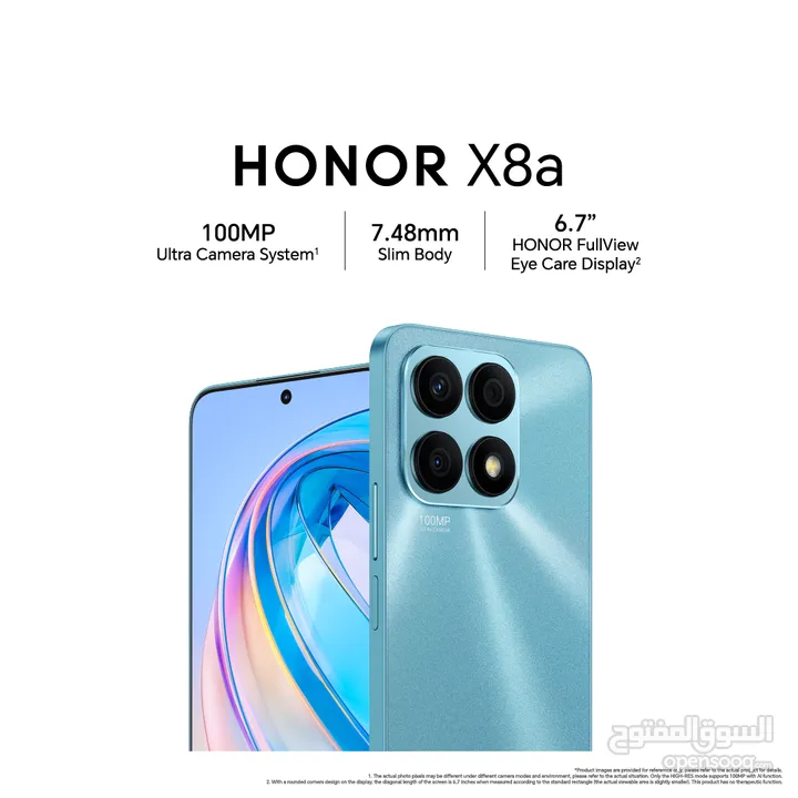 متوفر الأن بسعر مميز هونور x 8a جديد /// honor X8A