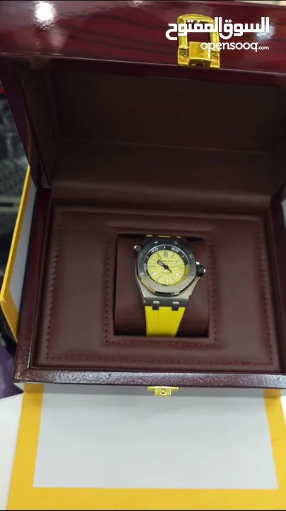 ساعات AP فخمة بتصميم أنيق، اتوماتيك، بعلبتها وكرت كفالة، أناقة وهيبة بكل طلّة