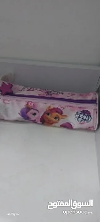 pink kids pony pencil case