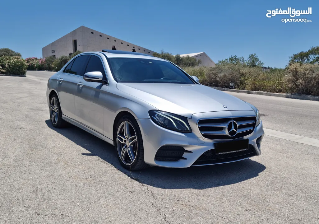 Mercedes benz - E200- AMG - 2017 مرسيدس بنز - فل اوبشن - دهان شركة