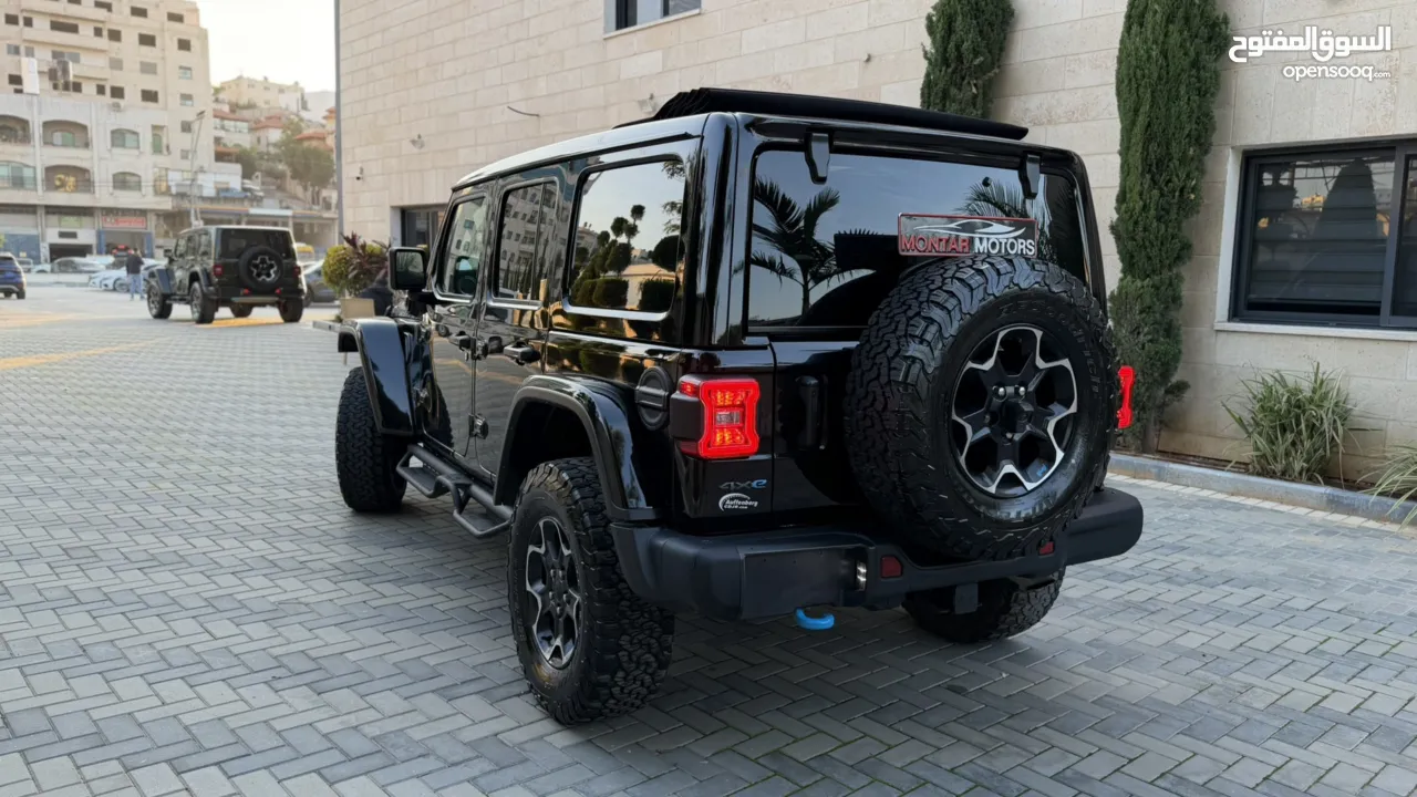 جيب رابيكون ترخيص 2022 محرك 2000 هايبرد plugin/يقطع على الشحنه 30 كيلو 375 حصان