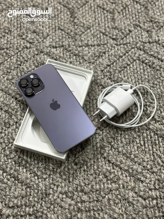 iPhone 14 pro max 256g بطارية 87 مش مفتوح ولا مصلح 2200 نهائي