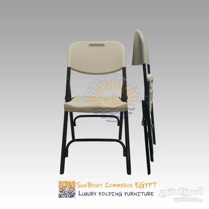 ‎2 Pieces Pack Portable folding chairs ‎