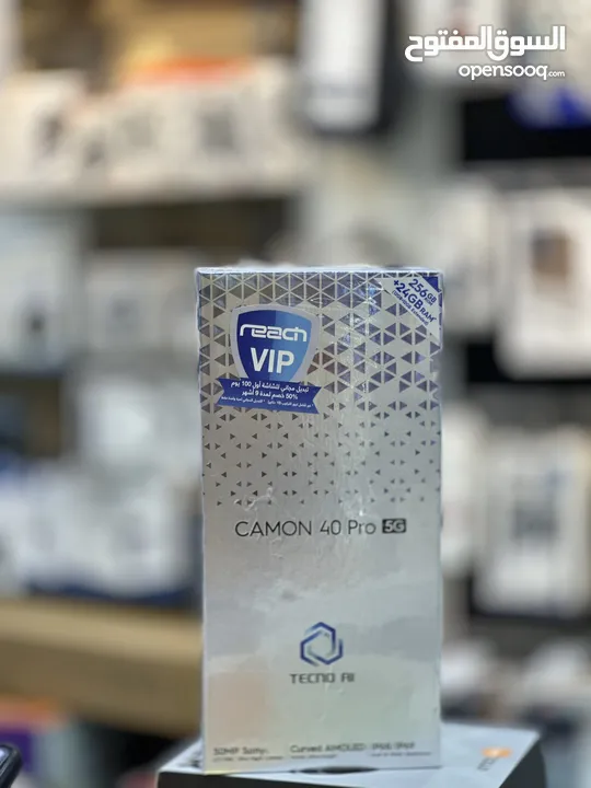 Tecno CAMON 40 pro 5g بأفضل سعر في المملكة جديد كفالة الوكيل الرسمي سنة كاملة