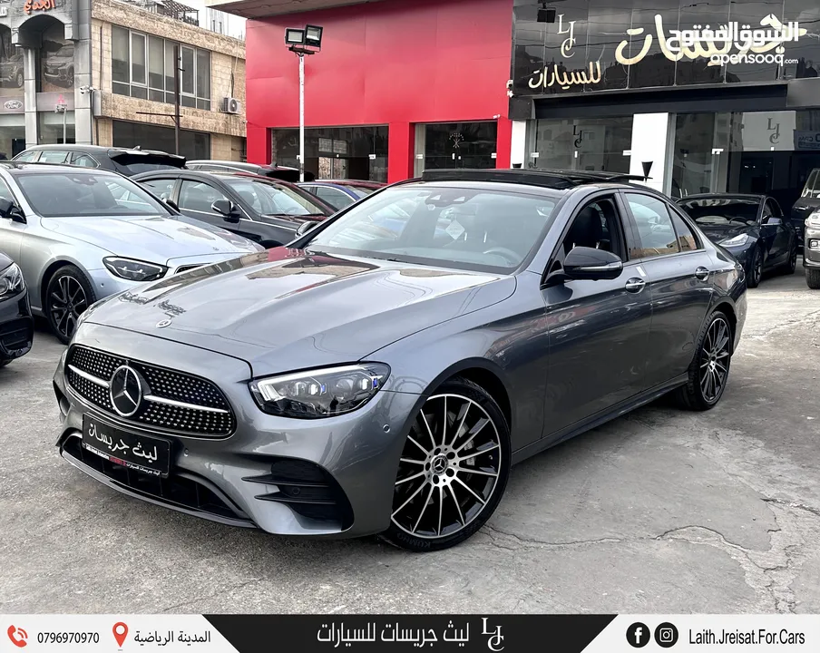 مرسيدس اي كلاس مايلد هايبرد 2023 Mercedes E350 4MATIC Mild Hybrid AMG Line