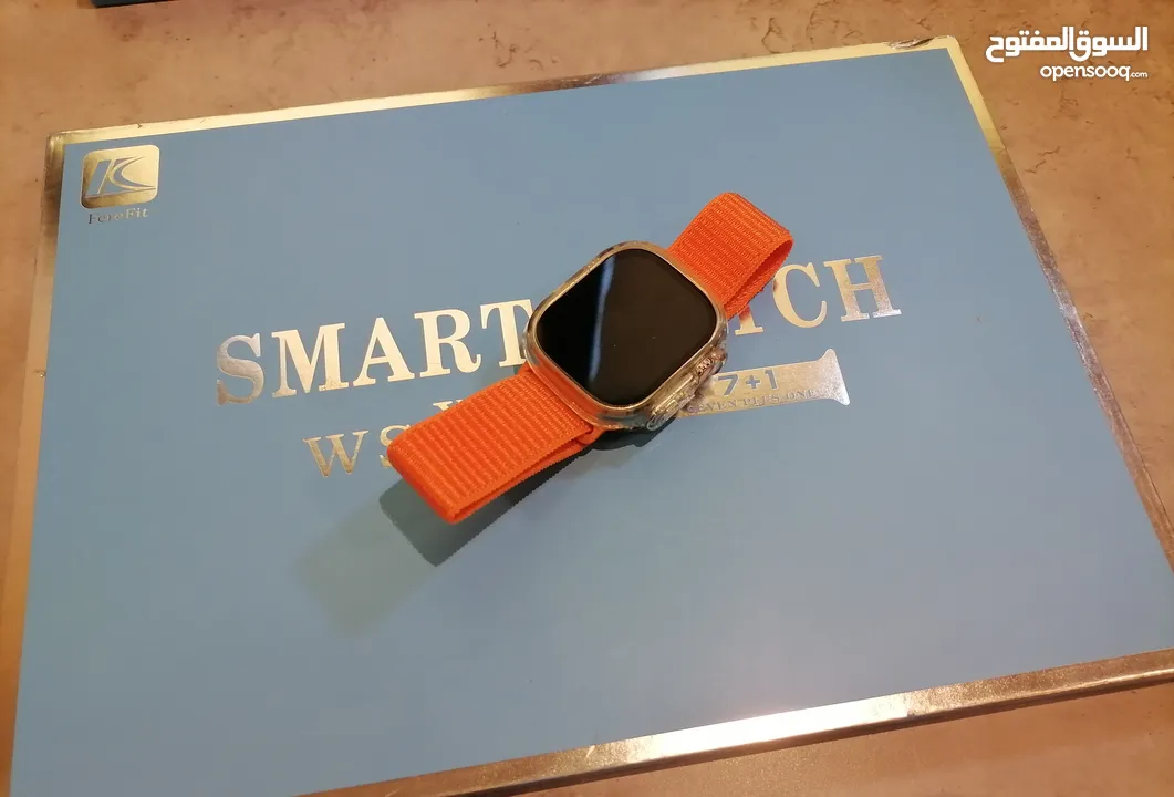 ساعة يد ذكية للبيع ULTRA WS-X9 مستعملة حالة ممتازة بالكرتون وكل الملحقات موجودة