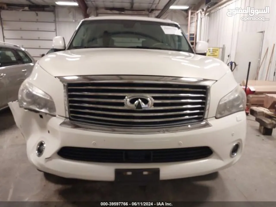 Infiniti QX80 Model 2014 Color is White interior Color is beige That’s USA used Cars