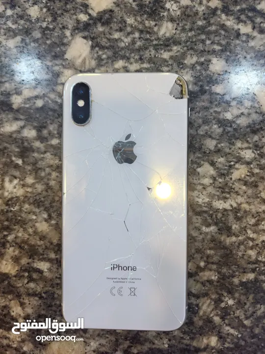 %iphone x white 64gb bty 75