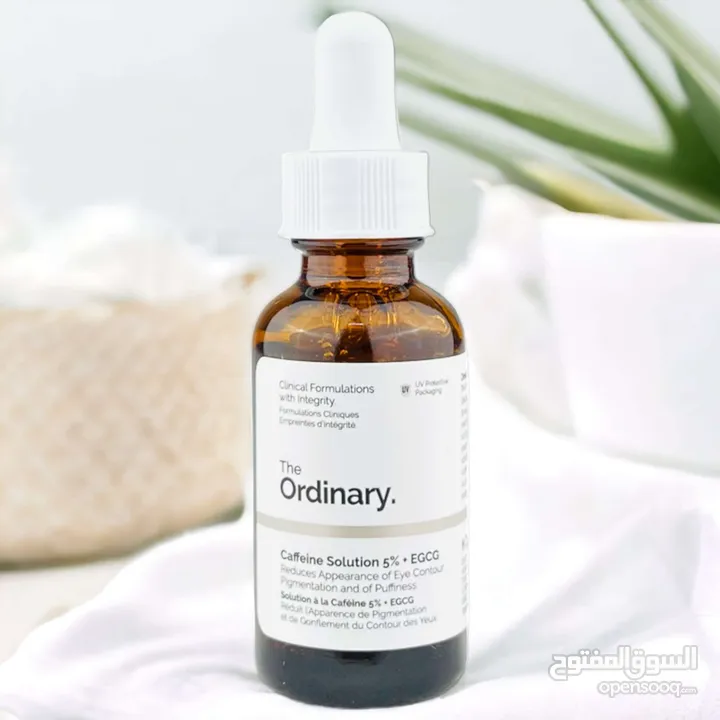 **محلول الكافيين 5% + EGCG من ماركة The Ordinary