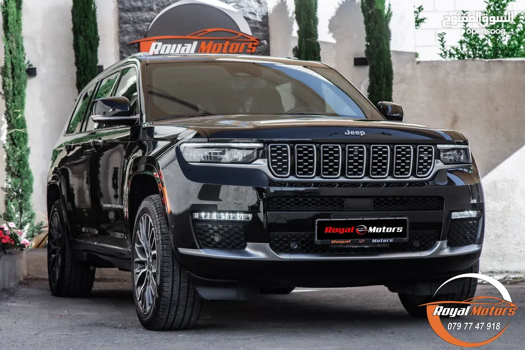 الان لدى رويال موتورز   Jeep Grand Cherokee L 2021 Summit