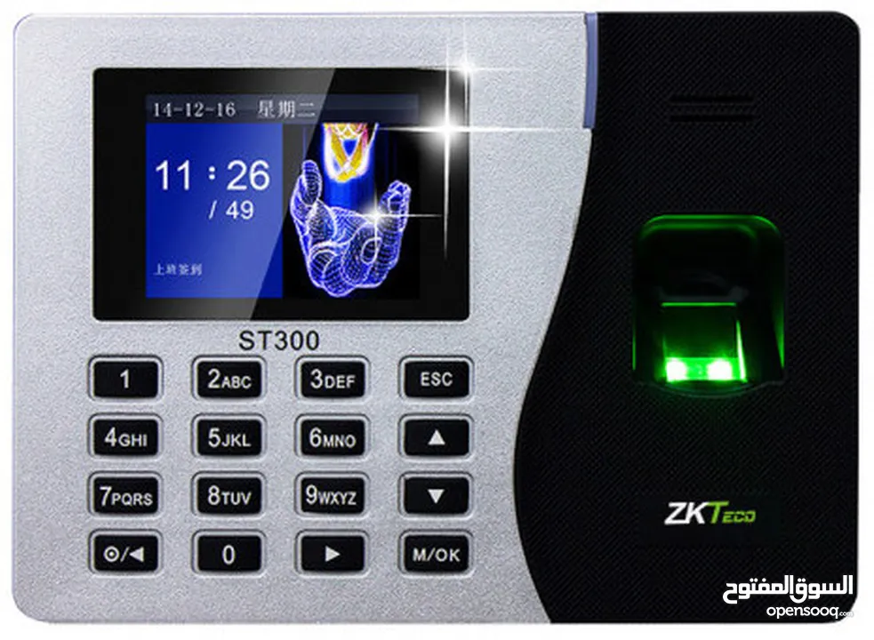 جهاز مراقبه حضور بصمة لمعرفة وقت حضور الموظفين ZKTeco ST-300 Time Attendance Device