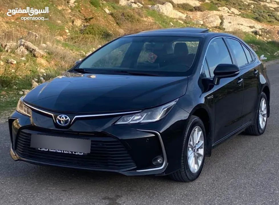 ‏ Corolla Hybrid 2019 ‏Toyota تويوتا كورولا هايبرد 2019  وارد المركزية  مالك شخص واحد فقط