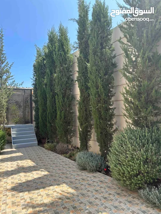450m2 Luxury Furnished 3 bedroom semi villa with a garden & 2 Terraces infront of Al-thuheir