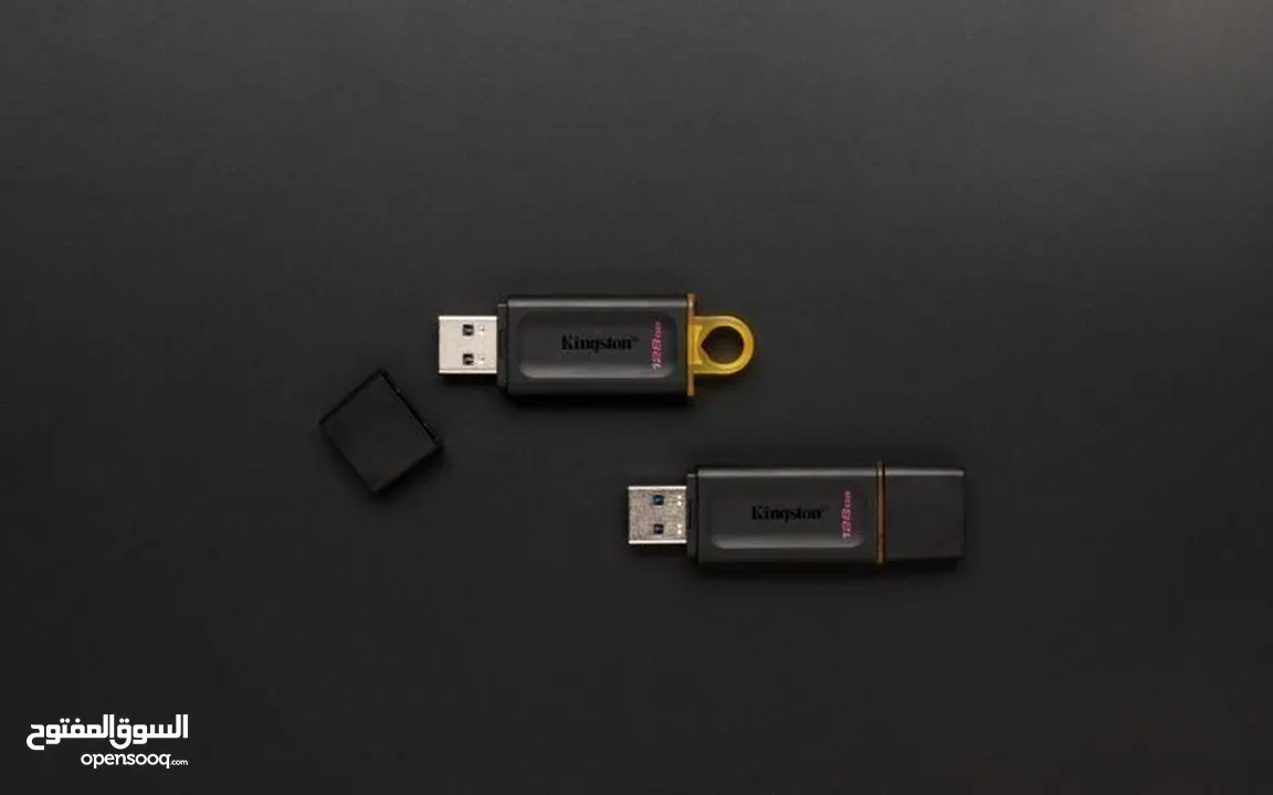 FLASH USB3.2 KINGSTON DATA TRAVELER 128GB فلاشة ميموري 128 جيجا  لتخزين معلوماتك بامان