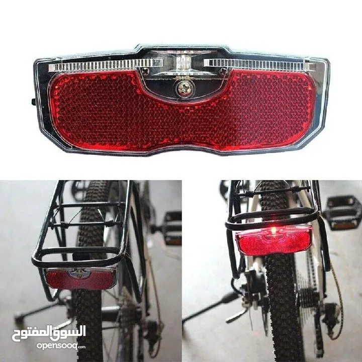 Bike Cycling Bicycle Rear Reflector LED Tail Light - 15 JD