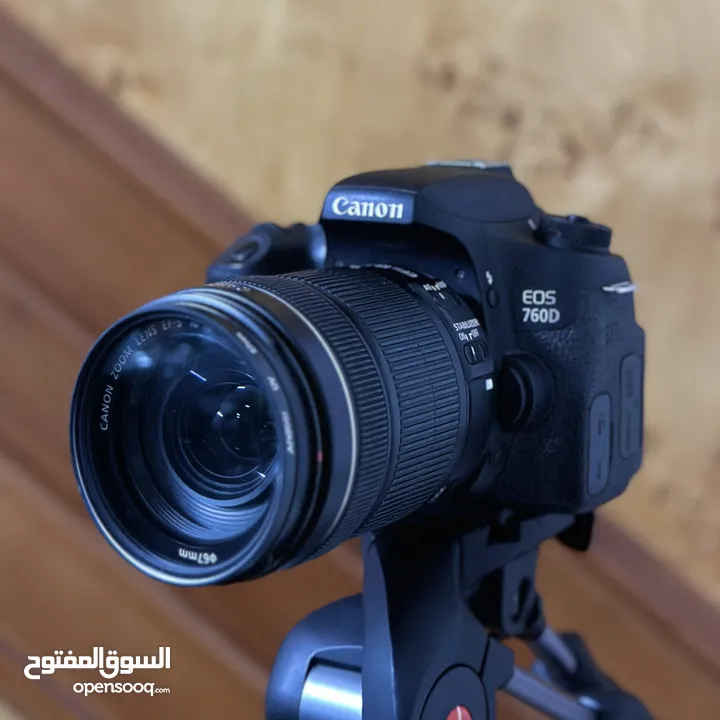 Canon 760D 24.2 Megapixels With 18-135mm STM Professional Lens (Shutter Count Only 9K)