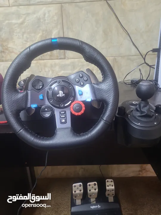 Logitech g29 Steering wheel with gear for sale, Used  like new
