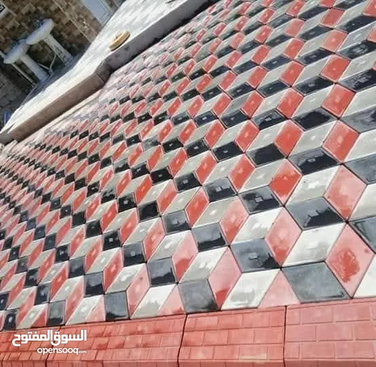 تركيب انترلوك وبندوره بلاط رصيف
