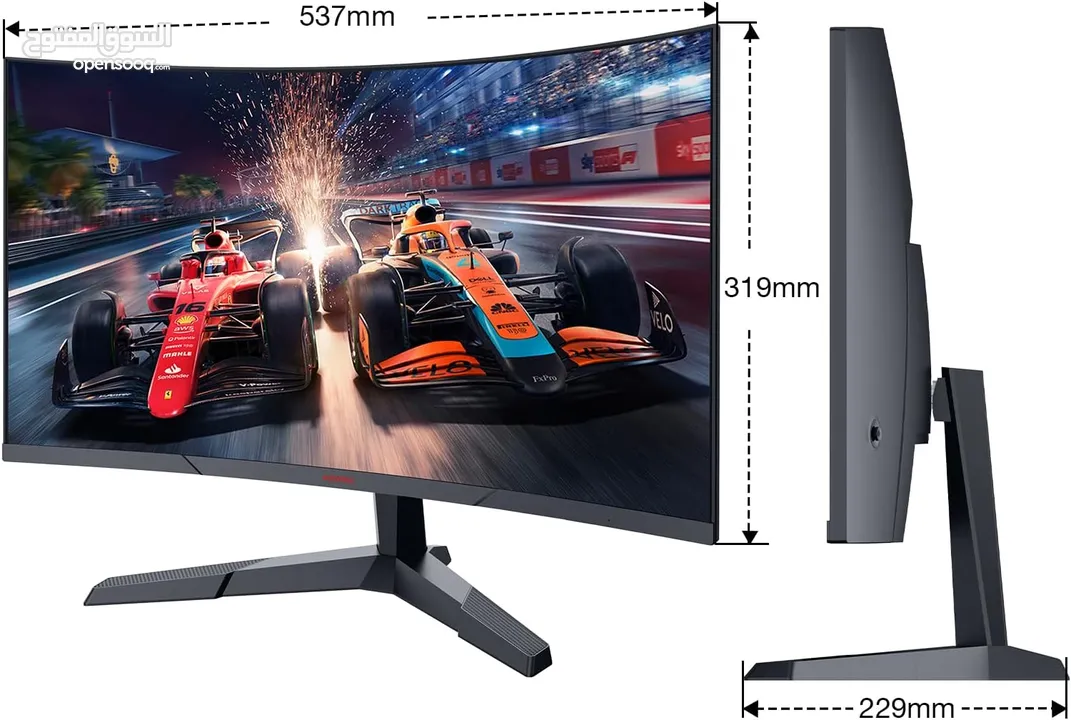 عرض حرق حرق شاشة Koorui 24انش جديدة 165hz 1ms