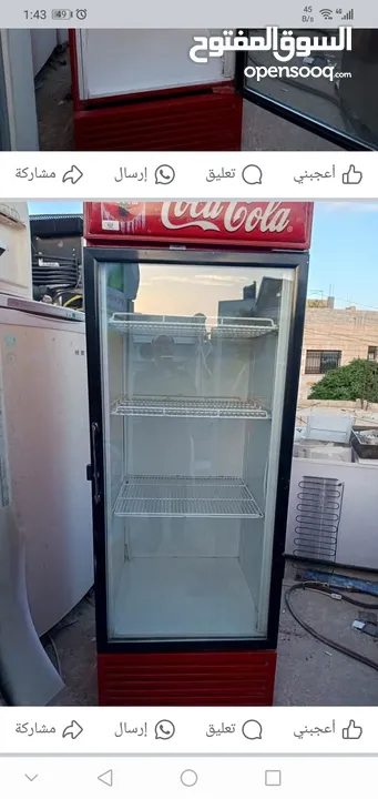 ثلاجات كوكا كولا جامبو للبيع
