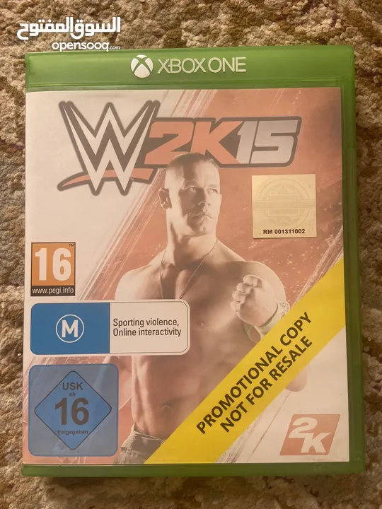 للبيع سيدي مصارعه wwe2k15 Xbox