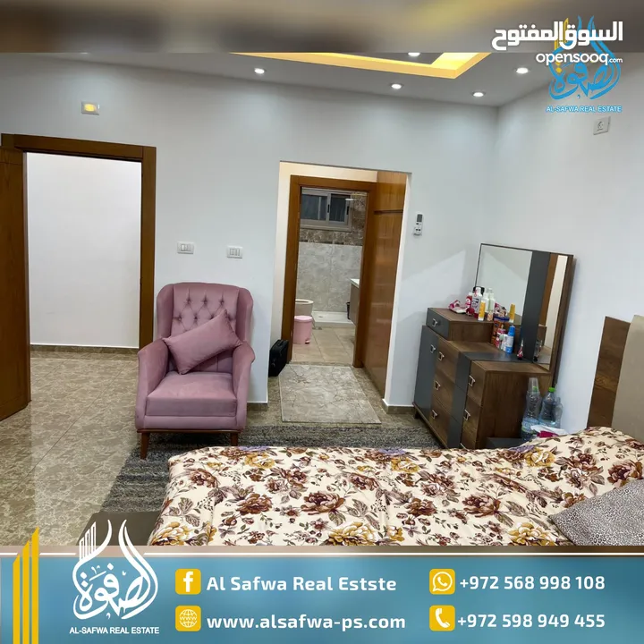 روف مميز سوبر ديلوكس بمساحه واسعه ومريح جدا و مميز جدا للسكن